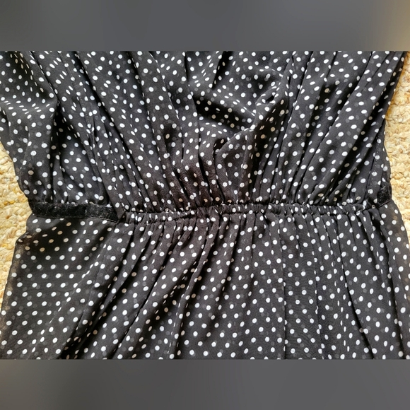 Black and white polka dot dress - Picture 4 of 4